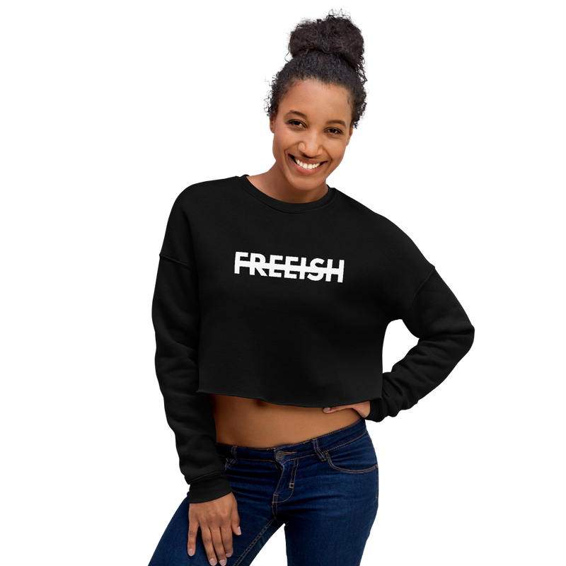 Freeish Logo Crop Sweatshirt