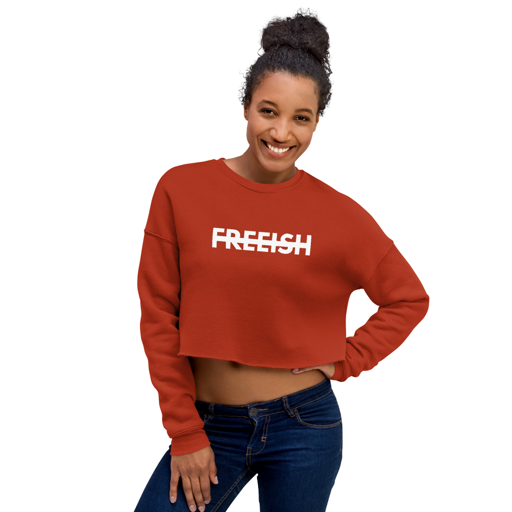 Freeish Logo Crop Sweatshirt